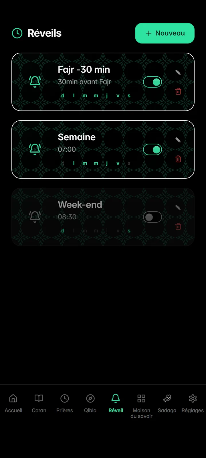 Smart alarms