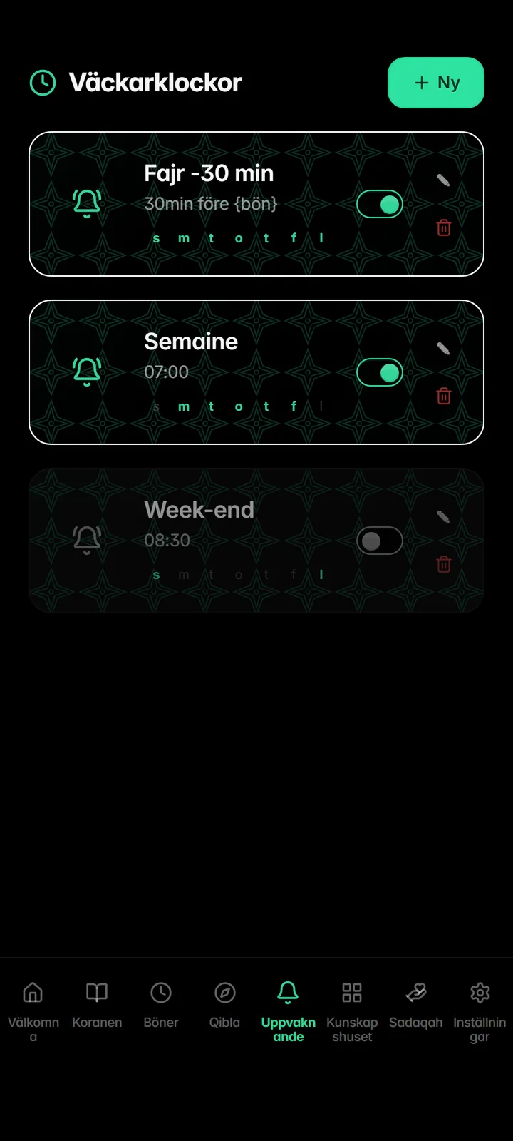 Smart alarms