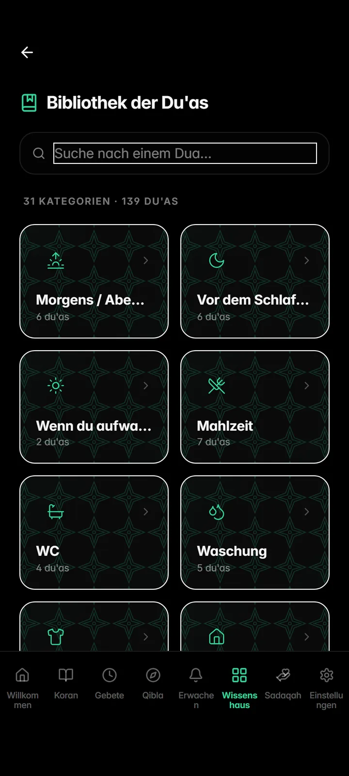 Duas and wird